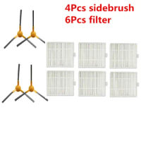 HEPA filter Side Brush for Proscenic 800T vacuum Cleaner parts Mop Pad Cleaning Brush Accessories