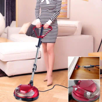 Floor Wipe Waxing Sweeping Polishing Machine Handheld 220V Electric Mop Floor Mop Rotating Washer Waxing Polisher Tool P301