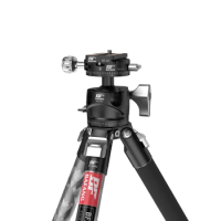 BAFANG Carbon Fiber Tripod Professional for DSLR Camera 1.5M Horizontal Vertical Shooting With Arca Claw Quick Release