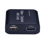 1080P 4K HDMI-compatble to USB 2.0 Video Capture Card Board For Game Record Live Streaming Broadcast TV Local Loop
