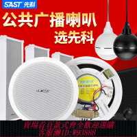 車頂喇叭 先科吸頂音響天花吊頂吊球音箱室外防水音柱壁掛音響嵌入式喇叭