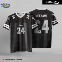 【Free Custom Name 】 New color scheme Coquette Jersey Oversized American Style T-shirt jersey perempu