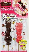 大賀屋 Hello Kitty 造型 巧克力棒 模具 食物 模型 三麗鷗 KT 模具 凱蒂貓 日貨 正版授權 J00013064