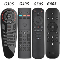 G30S/G40S/G50S/G60S Voice Remote Control Gyroscope G20S PRO BT/G10S PRO BT5.0 Backlit 2.4G Wireless Air Mouse For X96 H96 MAX