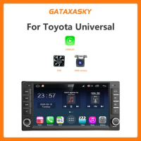 GATAXASKY Android Car Multimedia Radio Player Stereo For Toyota VIOS CROWN CAMRY HIACE PREVIA COROLLA RAV4 CarPlay Universal