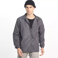 Fortklass FortKlass Arlo Abu Jaket Coach Polos Pria Jaket Parasut Unisex