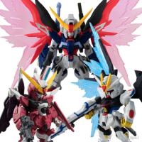 Bandai FW GUNDAM CONVERGE Action Figure Justice Freedom Gundam SEED DESTINY Plastic Model Kit Toys for Boys Gifts