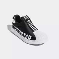 【adidas 愛迪達】SUPERSTAR 360 X 運動休閒鞋(GX3236 男童/女童 童鞋 ORIGINALS中童休閒鞋 黑)