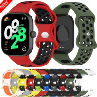 Breathable Silicone Strap for Xiaomi Redmi Watch 4 Sport Replaceable Bracelet Wristband Correa for Redmi Watch 4 Smart Watchband