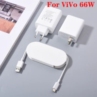 For Vivo iQOO Neo 5 5S 66W Original Flash Charger EU/US Super Fast Power Adapter Type C Cable For VIVO S17 S16 S15 Pro S17E X80
