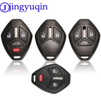 jingyuqin Remote Car Key Case Cover For Mitsubishi Lancer Outlander Endeavor Galant Remote Key Shell 2 + 1/3 + 1 Buttons Style