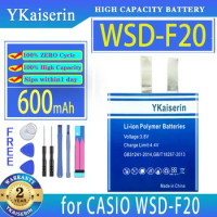 YKaiserin Battery 600mAh for CASIO WSD-F10 WSD-F20