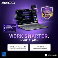AXIOO Hype AI G3 Intel Core 3 304 RAM8GB SSD1TB 14" Wuxga FHD IPS Windows 11 | Laptop AI Kerja Bisni