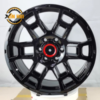 4x4 Offroad Rim New Car Rims Fit for TR 4 Runner Wheels Design with PCD 6x139.7 Size 17x8.0 Aluminum 20 Inch Black Rims 2 Years