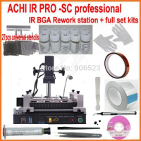 2016 New full set ACHI IR PRO SC V.4 Infrared BGA rework station + 20 reballing kits for laptop game consoles xbox ps3 repair