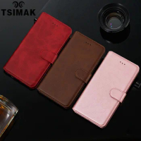 Tsimak Wallet Case For LG V30 V40 V50 G7 G8 ThinQ Stylo 4 5 Q8 2018 Q Stylus Plus Retro Flip PU Leather Cover Capa Coque