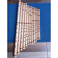 Suling Dangdut Suling Bambu 1set isi 12 biji