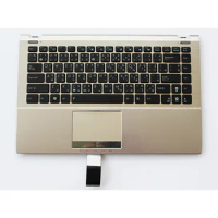 New Thai Keyboard with Golden Palmrest Case Upper Cover for Laptop ASUS U46