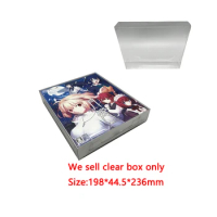 Clear protective PET cover case For PS4 for 《A piece of blue glass moon 》Limited Edition Transparent collection box
