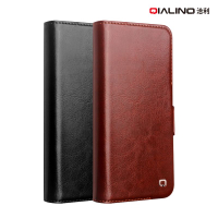 側掀皮套 QIALINO SAMSUNG 三星 Galaxy S24 Ultra S24U 真皮經典皮套(磁扣款) 牛皮 可站立 可插卡 【愛瘋潮】