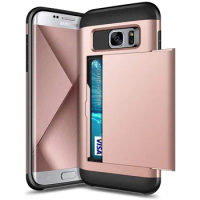 For Samsung Galaxy S7 edge Case Cover Wallet Sliding Cover Card Slot Holder Case For Samsung s 7 S7 edge S7edge G930 G935 Coque