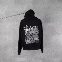 Stussy Hoodie STUSSY CALIFORNIA GROWN WHITE BLACK HOODIE 100% ORIGINAL