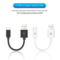 10cm USB Type C Short Cable for Samsung Galaxy S9 Note 8 9 USB 3.0 Type-C USB C 2A Fast Charging Data Cable Huawei P10 P40 Pro