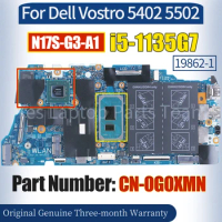 19862-1 For Dell Vostro 5402 5502 Laptop Mainboard CN-0G0XMN SRK05 i5-1135G7 N17S-G3-A1 100％ Tested Notebook Motherboard