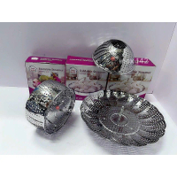 VỈ HẤP INOX 3 CHÂN GẤP GỌN / VỈ XOÈ INOX