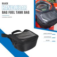 Motorcycle Handlebar Bag Fuel Tank Bag Windscreen Bag For gts300 tmax 560 530 NMAX XMAX Mobile Phone Touch Screen Earphone Bag