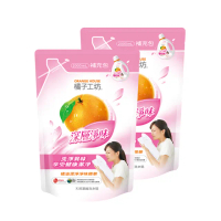 週期購【橘子工坊】天然濃縮洗衣精補充包-深層淨味(2000mlx2包)