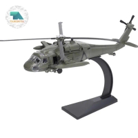Diecast Miniatur Helikopter Black Hawk UH-60