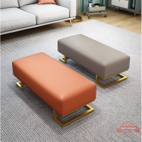 現代輕奢歐式床尾凳簡約家用入戶皮沙發門廳商鋪換鞋凳玄關長條凳