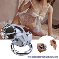Penis Chastity Device Full Surround Cock Lock Ring Effective Male Chastity Device Stainless Steel Male Chastity Device Belt
