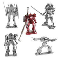3D METAL MODEL กันดั้ม โมเดล3D Gundam Robot ยึดรูปแบบเดียวกัน