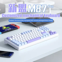 Xinmeng M87PRO mechanical keyboard the third mock examination wireless Bluetooth/wired hot plug RGB87 key customized gateway