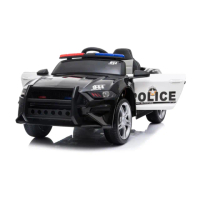 【奔雷國際】警車造型 單人座 雙驅兒童電動車(BBH0007)