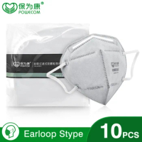 POWECOM KN95 Masks Activated Carbon kn95Mask Protective Face Mouth Mask 5 Layer Filter Dustproof Respirator Mascarilla