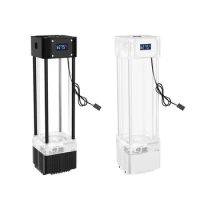 FREEZEMOD AIO Reservoir Pump With Temperature Display, Water Tank Res Combo For PC Water Cooling System 200mm/250mm/300mm