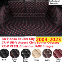 SJ Full Set For Honda BREEZE City CR-V UR-V Accord Civic Spirior XR-V VEZEL Crosstour JADE Car Trunk Mat Tail Boot Tray Liner