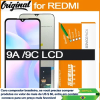 Touch Screen Display for Xiaomi Redmi 9A, 6.53 "LCD Replacement, Display for Redmi 9C