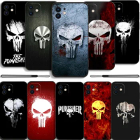 The Punishers Phone Case For Samsung Galaxy S23 S22 S21 S20 Ultra Plus FE S10 4G S9 S10E Note 20 10 9 Plus With Lanyard Cover