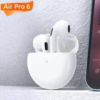 Handsfree Headset Pods Pro6 fone Bluetooth Headphones For Christmas Gifts Wireless Earphones With Microphone For All Smartphones