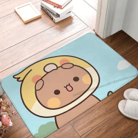 Bubu and Dudu Anime Bedroom Mat Cute Parrot Dudu Cosplay Doormat Kitchen Carpet Outdoor Rug Home Decoration