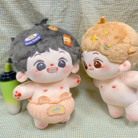 Cosmile Star Wang Yibo Xiao Zhan Handmade 20cm Plush Doll Toy Fat Body Cosplay Cute Gift