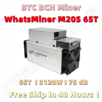 Ship Fast BTC BCH Miner WhatsMiner M20S 65T With PSU Better Than Antminer S9 S15 S17 S17 Pro T17 T17e S17e WhatsMiner M3 M21S