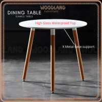 Woodland Eames dining Round Table/meja makan/study table/coffee table/meja kopi/meja pejabat/meeting