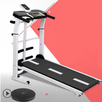 Hot Sale Home Use Small Treadmill Multi-function Mini Treadmill Silent Running Mechanical Foldable Treadmill Fitness Equipment