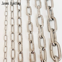 304不銹鋼起重鏈條晾衣繩鏈手拉葫蘆鏈吊燈鏈秋千欄桿鏈鐵環鏈