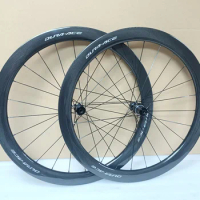 3K Weave Road Bicycle Carbon Wheels 50mm 60mm Clincher Tubeless Disc Brake Carbon Wheelset